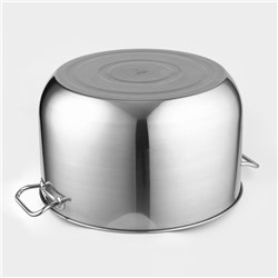 Кастрюля Amet, 40 л, d=45 см, цельнотянутая, нержавеющая сталь
