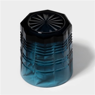 Стакан низкий стеклянный «Даллас», 300 мл, цвет лондон топаз