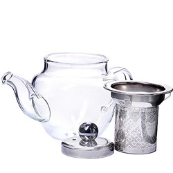 26198 Заварочный чайник стекло 200мл+сито MB (х72)