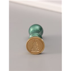 Подарочный набор для сургучной печати «Ёлка», печать, ручка, сургуч, 12.5×10×3.6 см