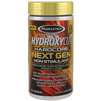Hydroxycut, Performance Series, Hardcore Next Gen, Non-Stimulant, 150 Capsules