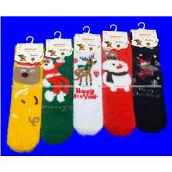 MORRAH носки подарочные НОРКА КАШЕМИР НОВОГОДНИЕ арт. 2653