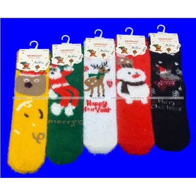 MORRAH носки подарочные НОРКА КАШЕМИР НОВОГОДНИЕ арт. 2653