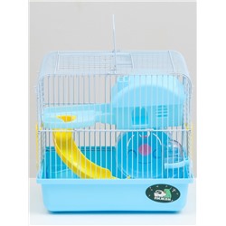 Клетка для грызунов «Пижон», укомплектованная, 27×21×26 см, голубая