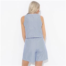 Комплект с шортами на резинке, Любоваться собой (полоска, 2 в 1)