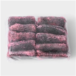 УЦЕНКА Губки-подушечки из ультратонкого металлического волокна с мылом, квадратные