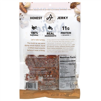 Country Archer Jerky, Turkey Jerky, Hickory Smoke,  7 oz (198 g)