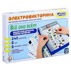 Игра Электровикторина "Все обо всем"