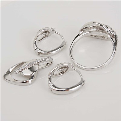 XUPING Кольцо/Серьги с английским замком арт. 28 0254 (id 280298)