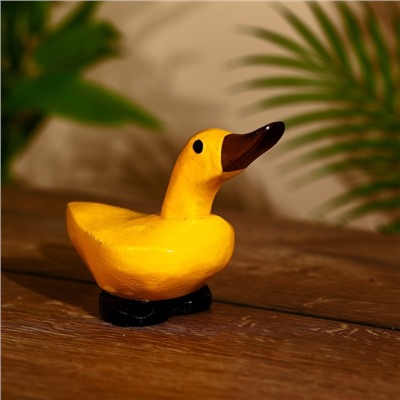 УЦЕНКА Сувенир «Уточка жёлтая» дерево 15×7×11 см