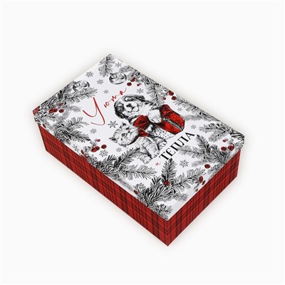 Набор подарочных коробок 5 в 1 «Уютного Нового года», 22×14×8.5 ‒ 32.5×20×12.5 см
