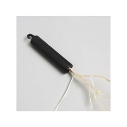 Гирлянда «Конский хвост» 10 нитей по 1 м, IP20, серебристая нить, 100 LED, свечение белое, 12 В