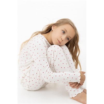 Валентинка - детская пижама (Белый)