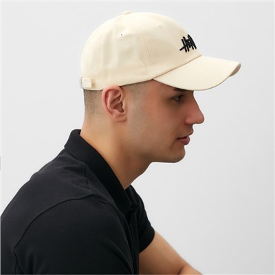 Кепка MINAKU «Heart», бежевая, размер 56-58