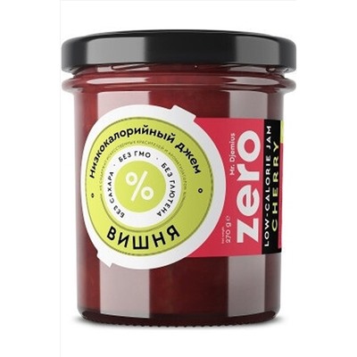 Джем Вишня низкокалорийный 270г ЭКОПРОДУКТЫ, 1184957