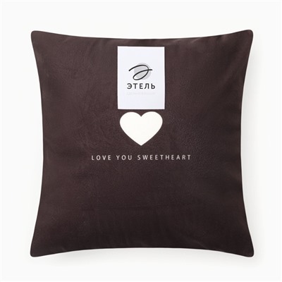 Наволочки декоративные набор 4 шт. «Этель» HOME, 40×40 см, велюр