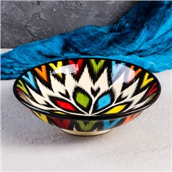 Супница Риштанская Керамика «Атлас», 1.1 л, d=23 см, керамика, разноцветная