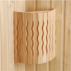Абажур для бани и сауны «Волны», липа, 31.3×27.3×8.6 см, настенный, угловой