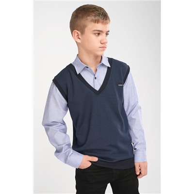 Джемпер-рубашка для мальчика Happyfox