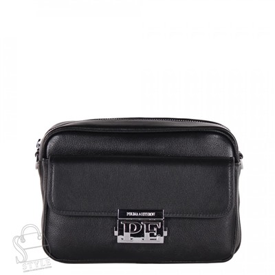 Сумка женская кожаная 3247Q black  Polina&Eiterou/30