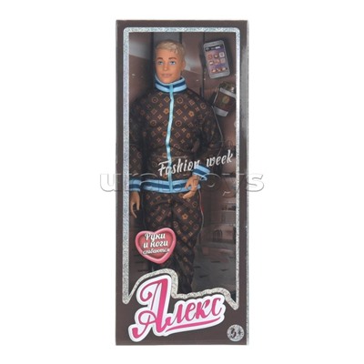 Кукла 29см Алекс, руки и ноги сгиб.
