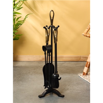 Каминный набор, 63 см, сталь, алюминий