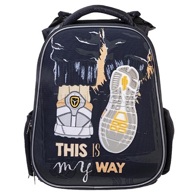 Рюкзак Ergonomic Classic "My way" 37х29х17 см EVA материал светоотраж. 2 отделения 2 кармана