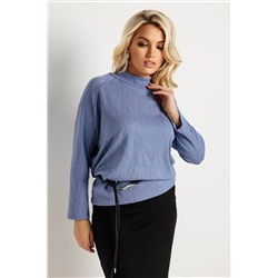 Блузка женская  4345/03/Джинсовый