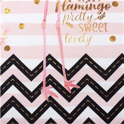 Фартук Этель «Pink flamingo» 60×65 см, 100% хлопок, саржа 190 г/м²