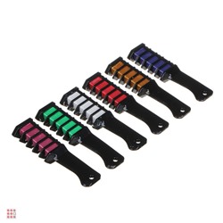 Мелок для волос, вазелин, воск, 9,6х17см, 6 цветов