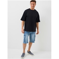 Шорты текстильные джинсовые для мужчин