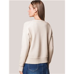 Джемпер из пряжи с кашемиром