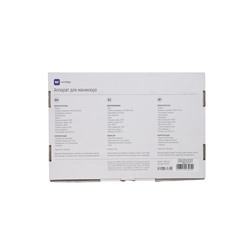 УЦЕНКА Аппарат для маникюра и педикюра Windigo LMH-04, 80 Вт, 35000 об/мин, лампа, ручка, белый 97