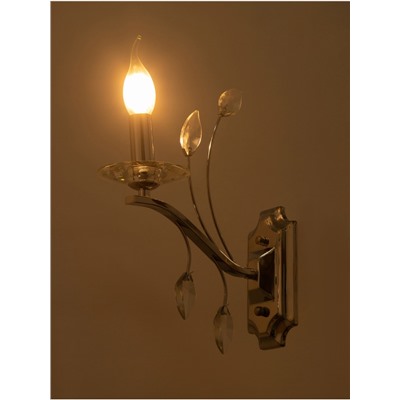 Бра «Валенсия» 1хЕ14 40 Вт хром