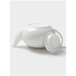 Заварочный чайник Hanna Knövell, 900 мл, штабелируемый, фарфор, белый