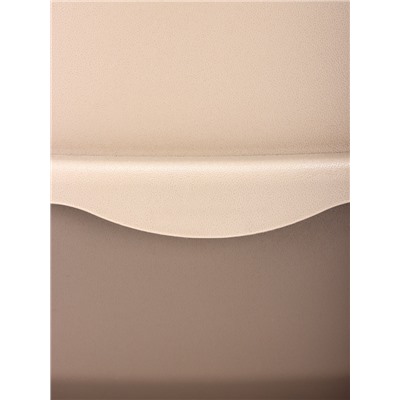 Лоток для кошек Фур-Мур 48×35.5 см с высоким бортом + совок, Soft-touch, капучино
