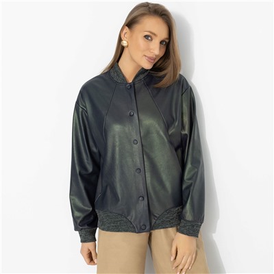 Бомбер из экокожи, Без фильтров