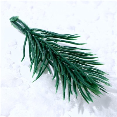 Декор «Ветки ели мини» набор 100 шт., размер 1 шт. — 6×3×3 см