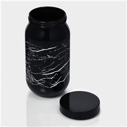 Банка для сыпучих «Марбл», 1 л, стекло