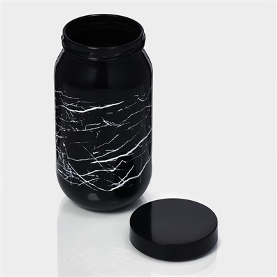Банка для сыпучих «Марбл», 1 л, стекло