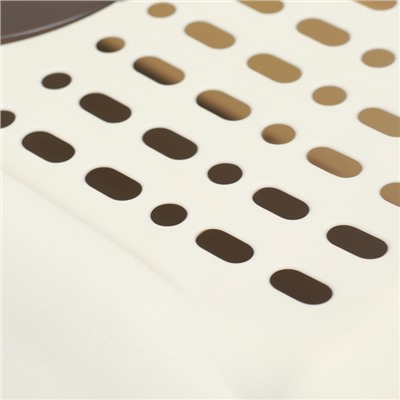 Туалет закрытый с откидным верхом 36 х 51 х 34 см, серый