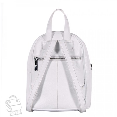 Рюкзак женский кожаный 99470 white Velina Fabbiano-Safenta/30