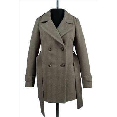 01-12247 Пальто женское демисезонное (пояс)