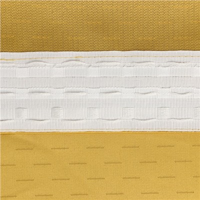 Штора портьерная «Этель. Штрихи», жёлтая, 250×265 см