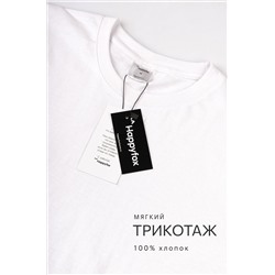 Женская базовая хлопковая футболка Happyfox