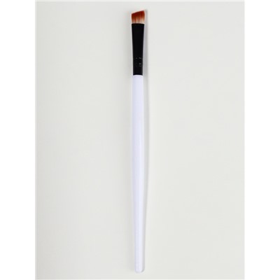 Кисть для макияжа, скошенная, 13.5 (± 1) см, белая