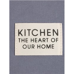 Фартук «Этель» Kitchen, 60×70 см, синий, 100% хлопок, саржа 220 г/м²