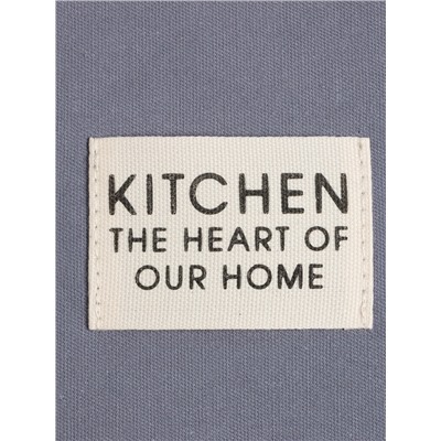 Фартук «Этель» Kitchen, 60×70 см, синий, 100% хлопок, саржа 220 г/м²