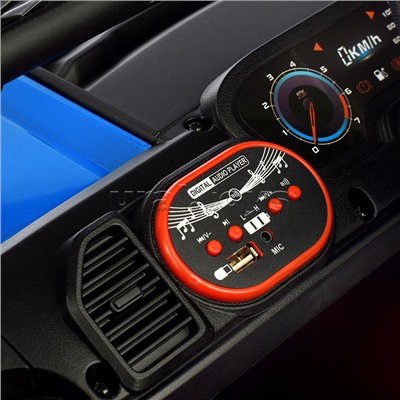 Электромобиль "Круиз" на аккумуляторе, с р/у управлением, в коробке (синий)