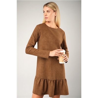 Женское платье трапеция из футера Happyfox